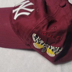 Gucci ball cap hat NY Bee logo